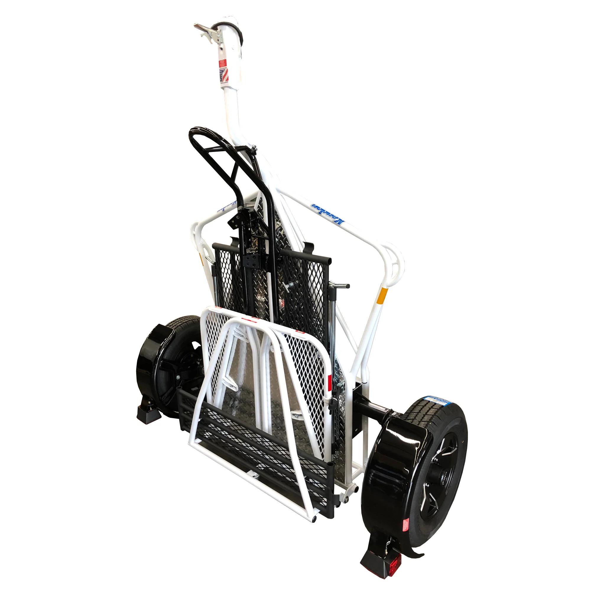 BB107RU Single Ride-Up SRL Stand-Up™ Motorcycle Trailer