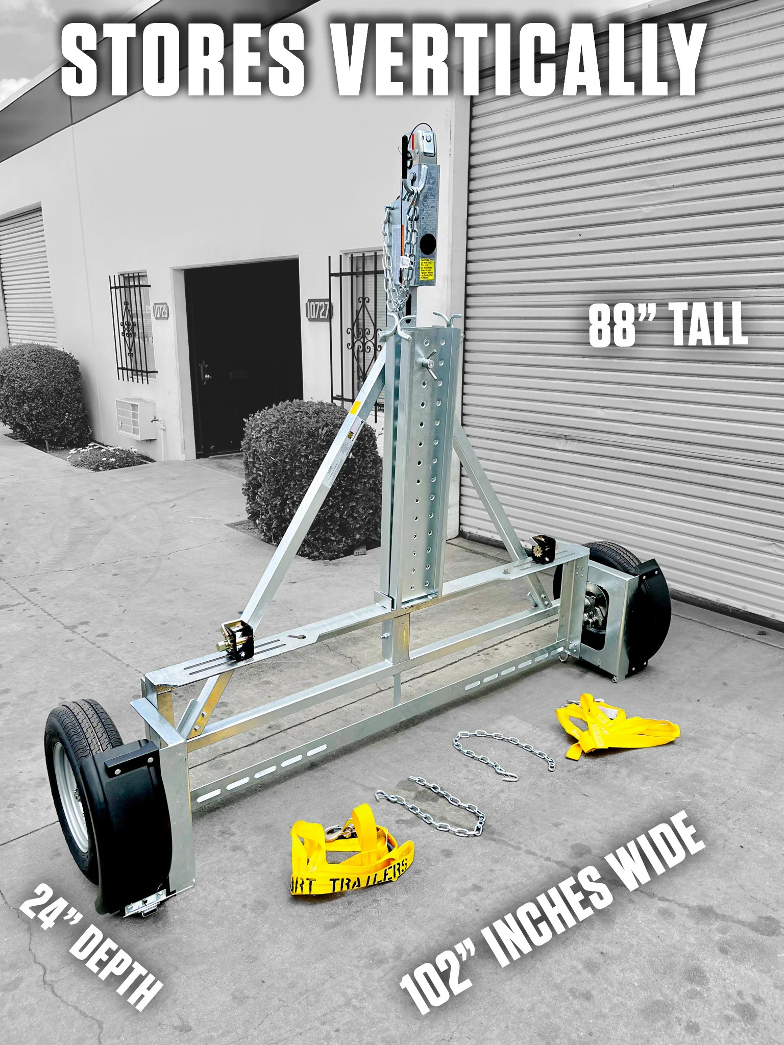 EZ Haul Stand Up Idler Car Tow Dolly
