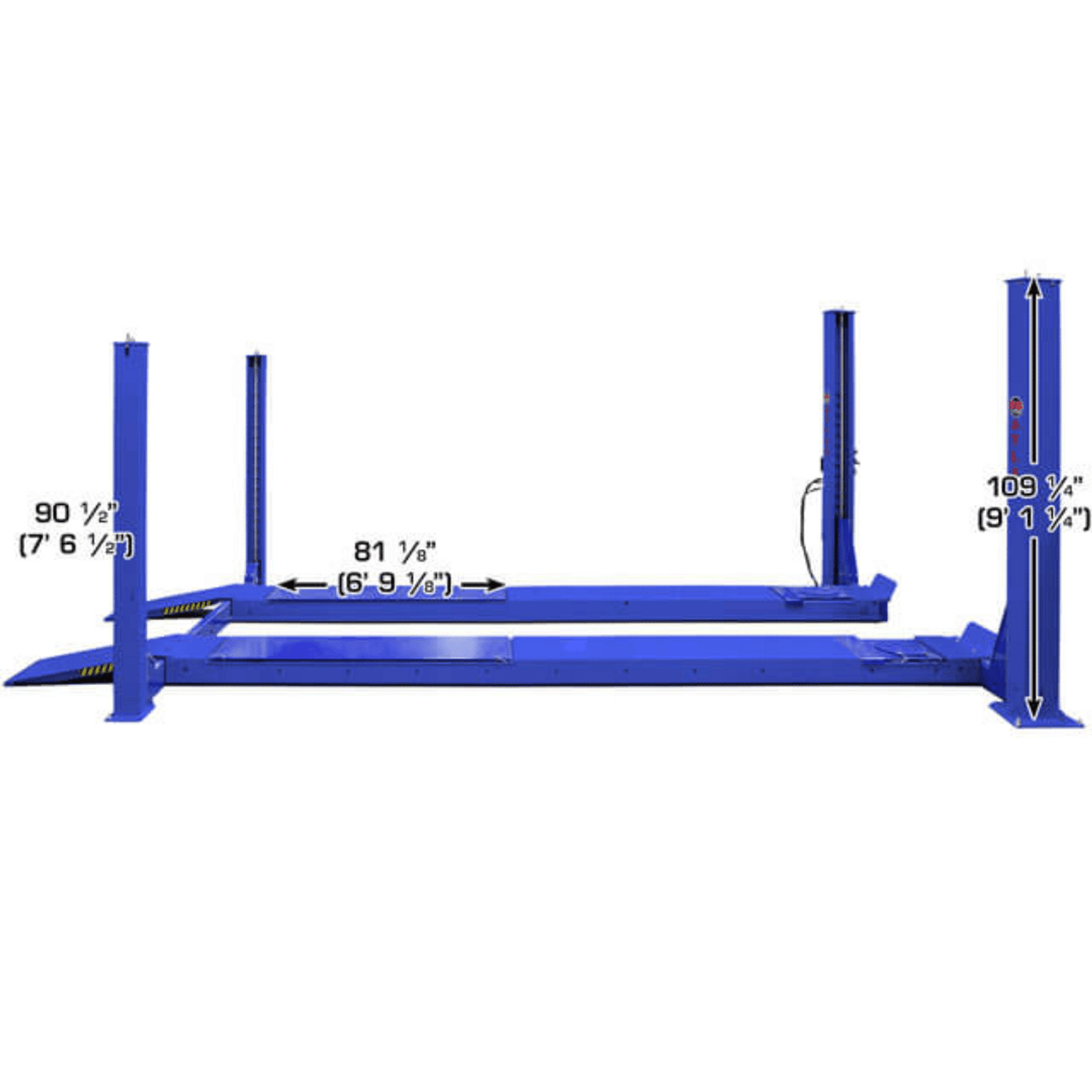 Atlas BP8000 8,000 lb Capacity Baseplate 2-Post Lift