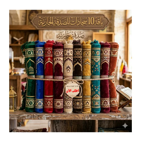 باقة الصدقة الجارية 10 سجادات 🕌