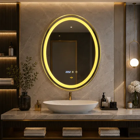 Miroir LED Sorrento Oval Spécial– Design Italien Moderne