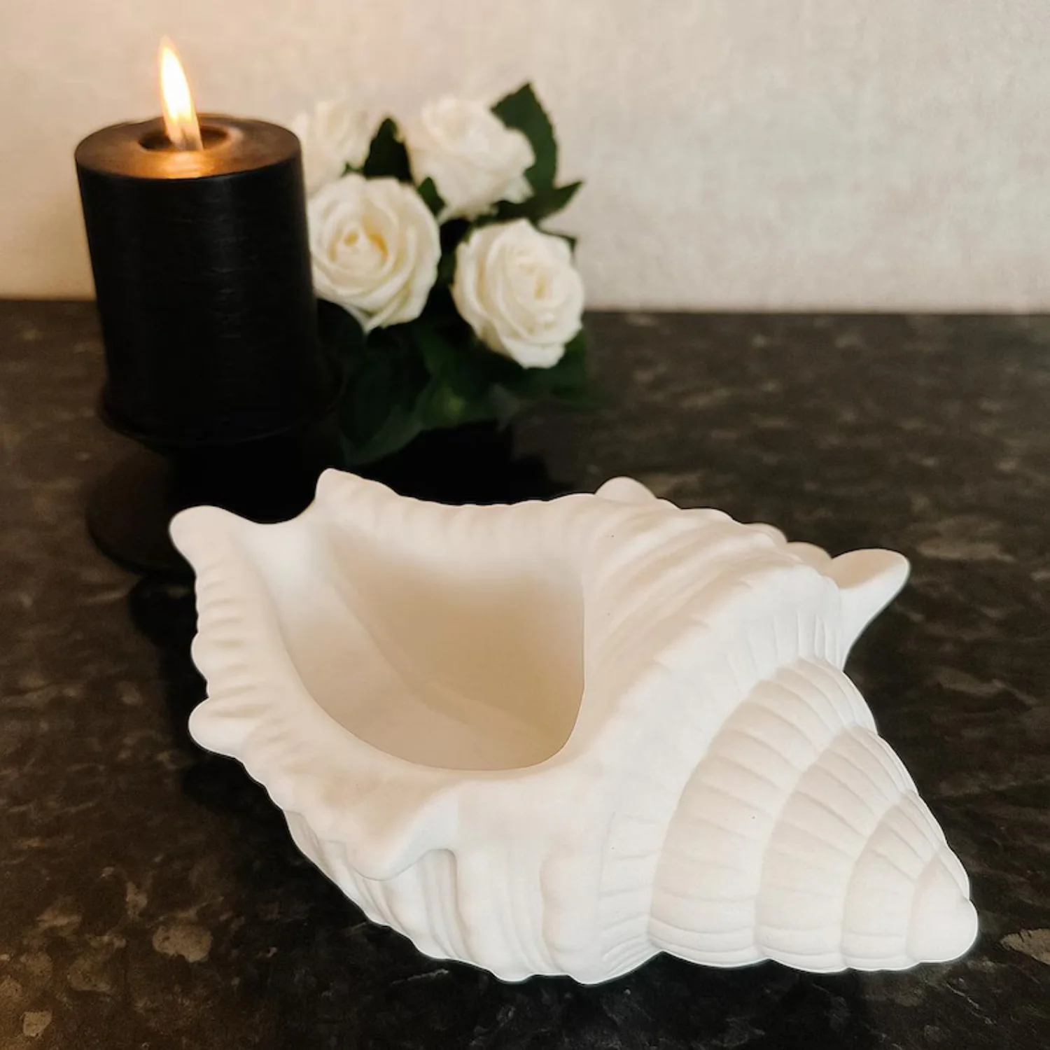 Sculpture coquillage – Concrete blanc