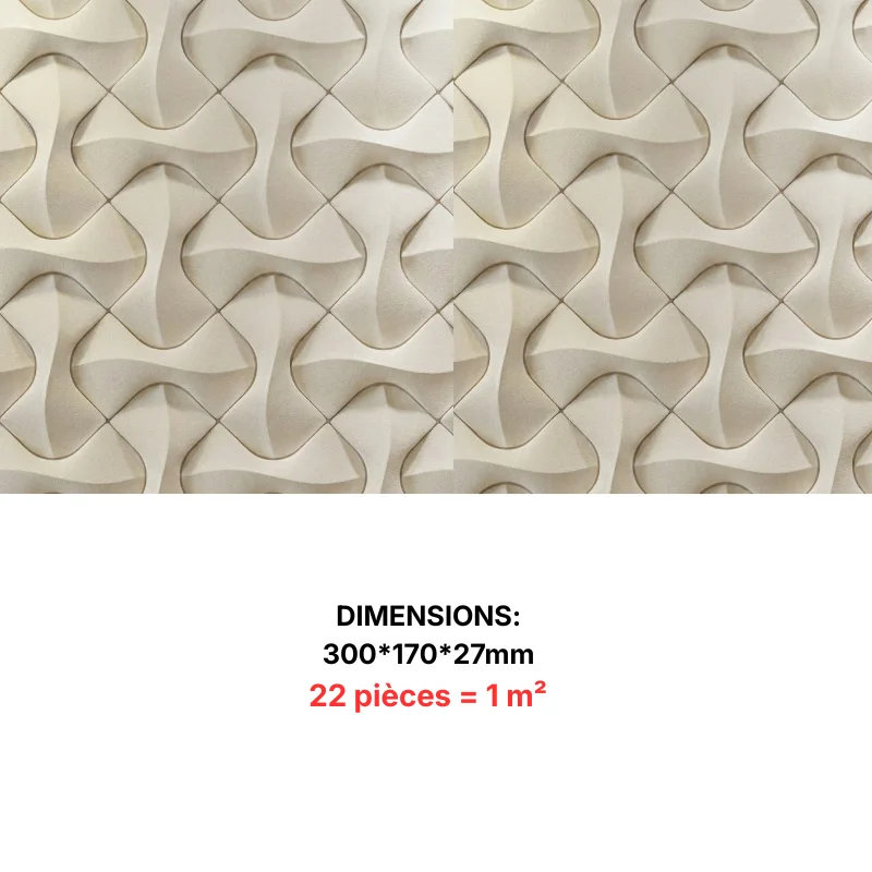 Décoration murale en plâtre 