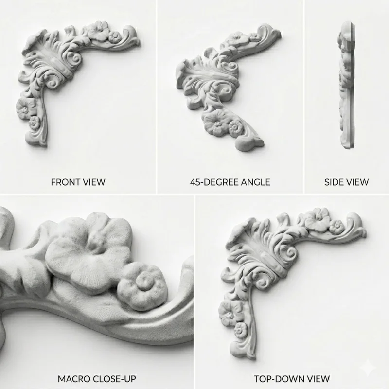 L'Ornement d'Angle ÉLÉGANCE- L'Art du Détail Réinventé