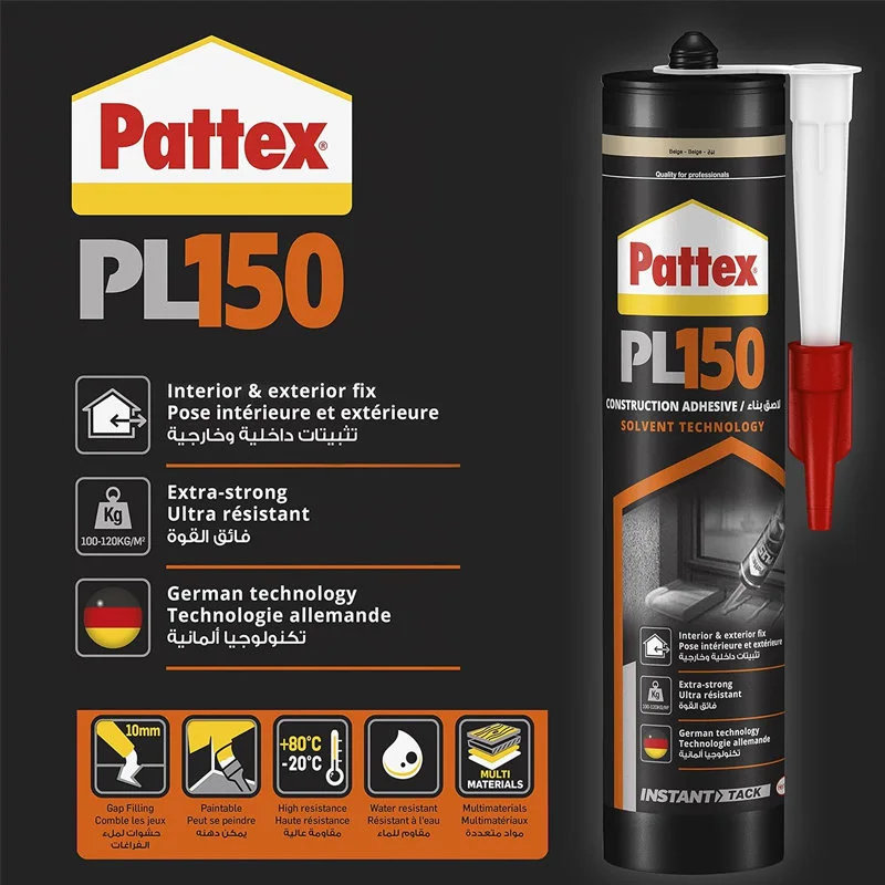 COLLE PL 150 CARTOUCHE 380GR PATTEX