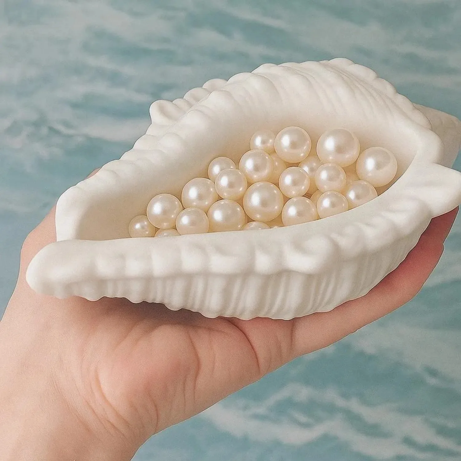 Sculpture coquillage – Concrete blanc