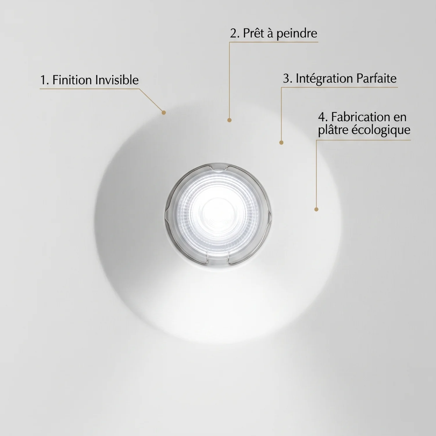 Spot Encastrable Trimless 13×13 cm : L’Art de l’Invisible