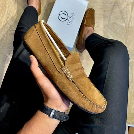 Chaussures Homme en Daim 100% Confort