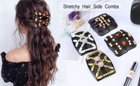 مشابك الشعر​ للحصول على أكثر من 6 تسريحة شعر أنيقة (4 قطع)