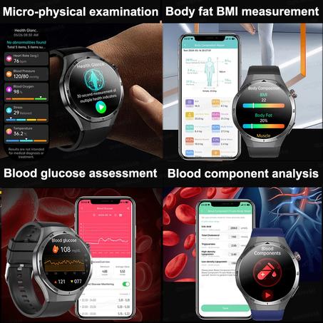 2025 HUAWEI Medical-Grade Health Smartwatch Track ECG, Blood Glucose, Uric Acid, Blood Pressure & more with medical-grade precision. Your personal health lab—on your wrist.