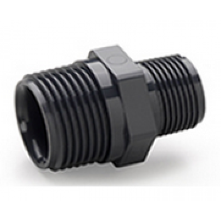 Machón Reducido PVC Doble rosca 4" X 3"