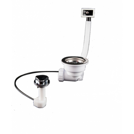 Válvula Fregadero Acodada Automatica