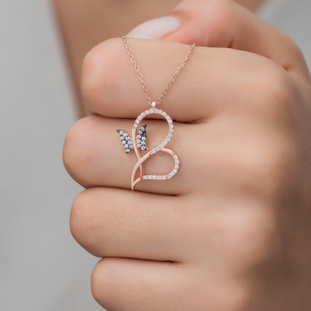 Collier Papillon d'amour