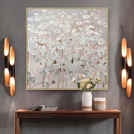 Абстрактная цветочная живопись