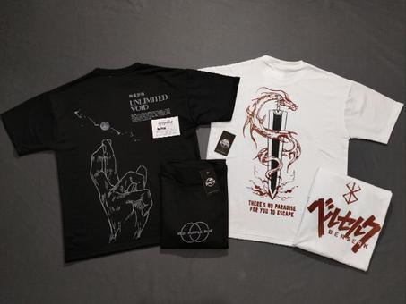Berserk & Gojo t-shirt1