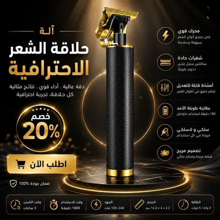 الة حلاقة الشعر الاحترافية