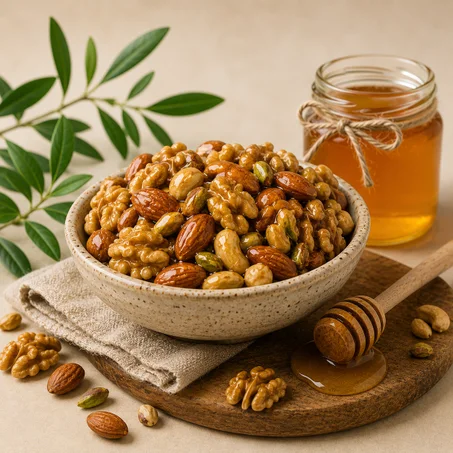 مكسرات بالعسل