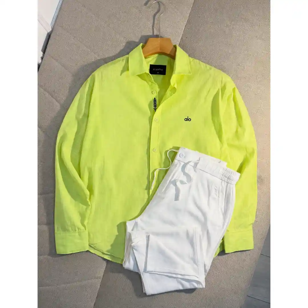 Ensemble Chemise Alo & Pantalon en Lin 100%