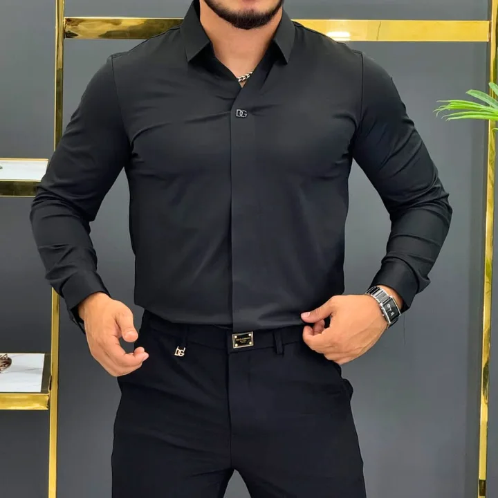 Chemise moderne sans boutons