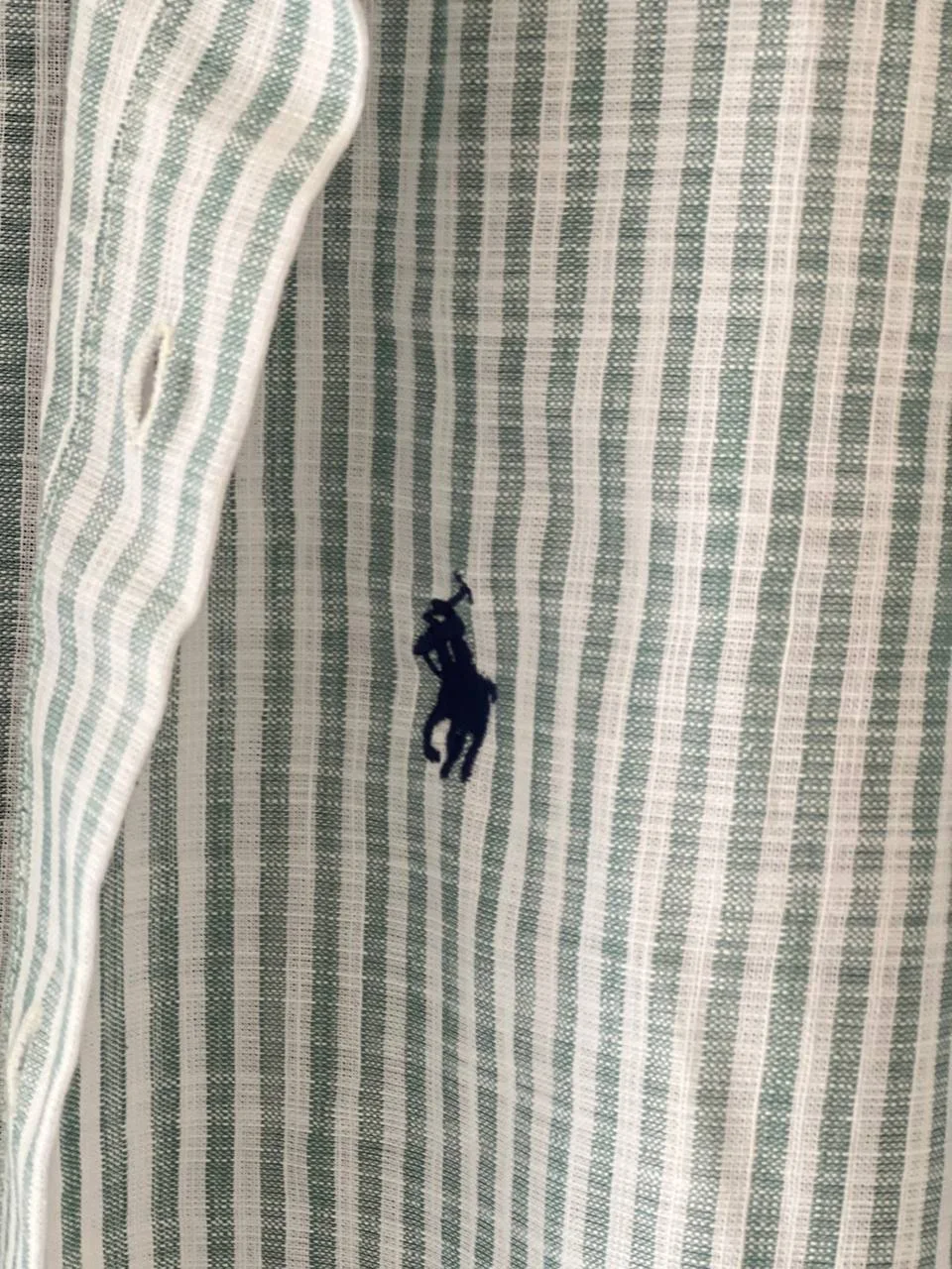 Chemise POLO en LIN Photo Réelle