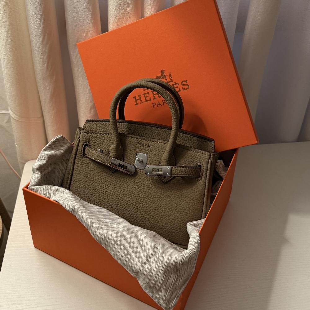 بيركن  20 سم - كاكي