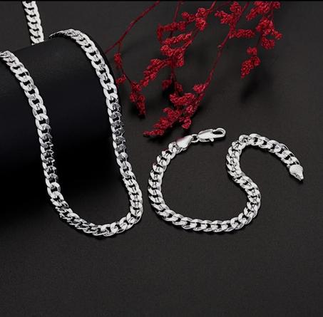 COLLIER BRACLETE HOMMES