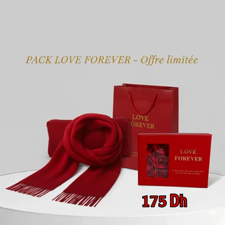PACK LOVE FOREVER ROUGE
