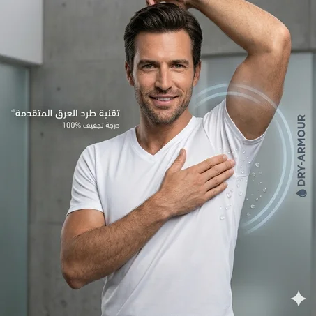تيشورت بتكنولوجيا مضادة للعرق