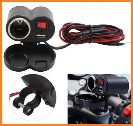 شاحن الهاتف في الدراجة النارية