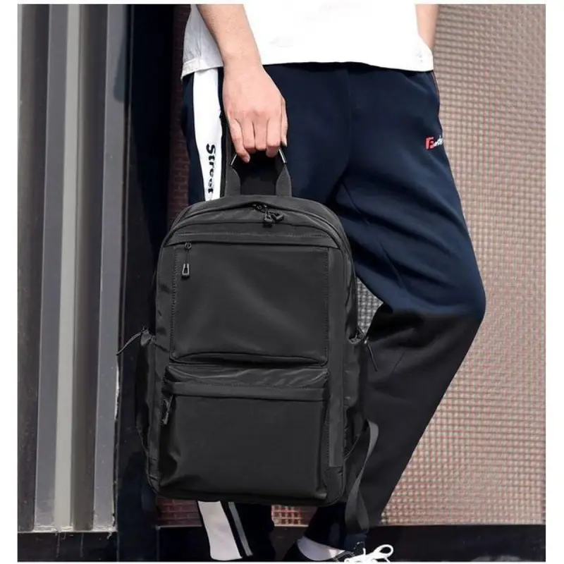 حقيبة ظهر عصرية للرجال مقاومة للماء وحقيبة ظهر للكمبيوتر المحمول