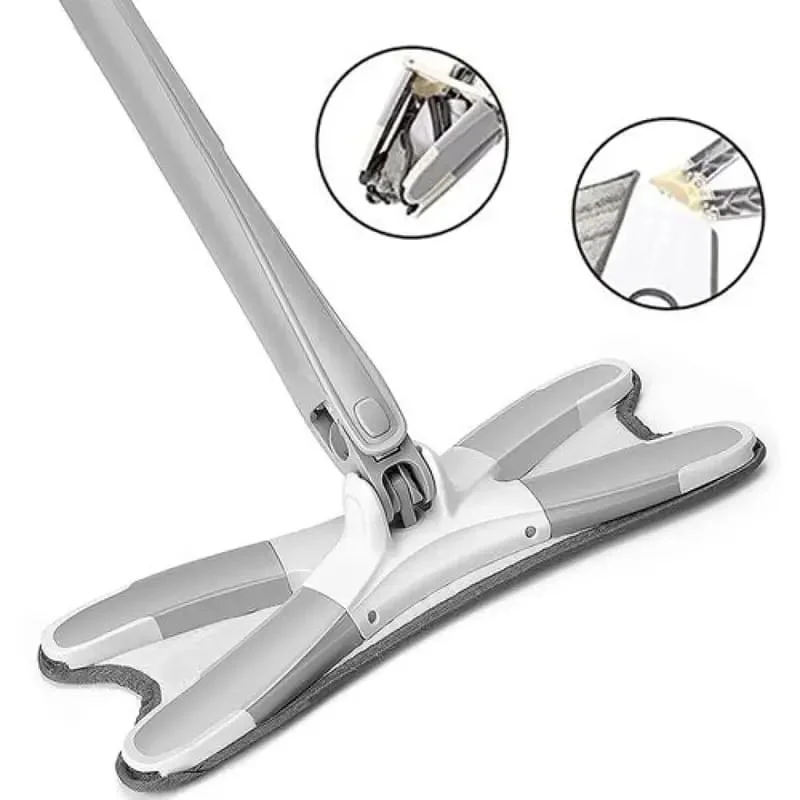 ممسحة من الألياف الدقيقة ممسحة ذاتية التنظيف مكنسة عملية لتنظيف الأرضيات