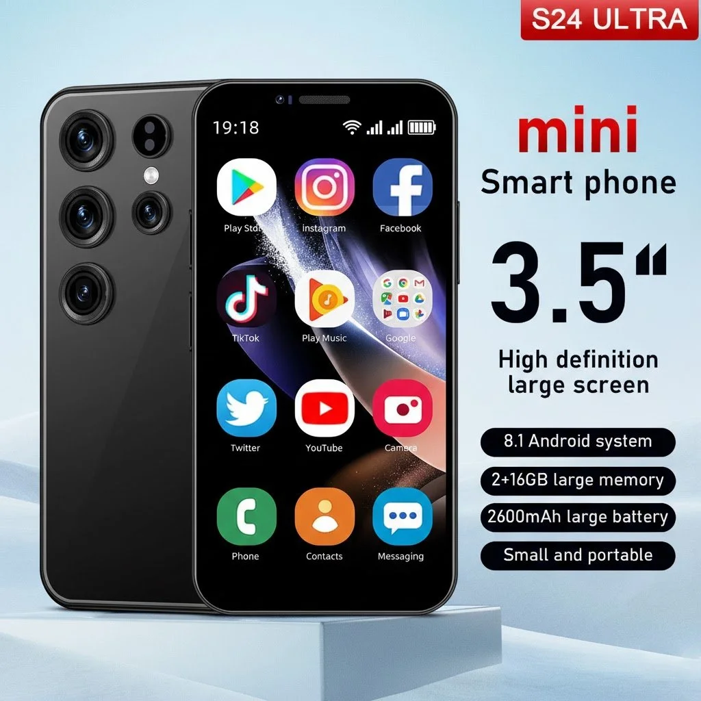 S24 Ultra Mini Smartphone – هاتف S24 Ultra ميني  بنظام أندرويد