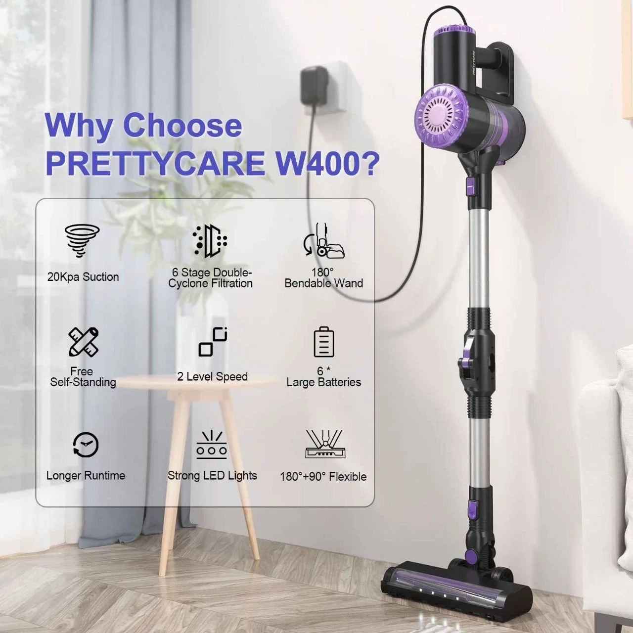 مكنسة كهربائية لاسلكية – Cordless Stick Vacuum Cleaner