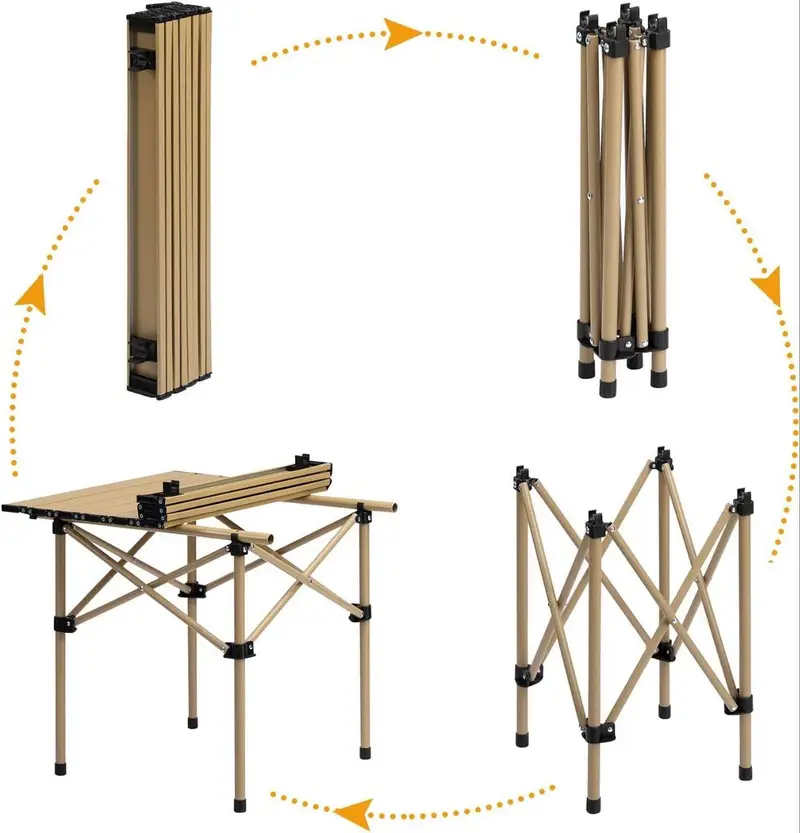 طاولة قابلة للطي جودة عالية من الألومنيوم الصلب