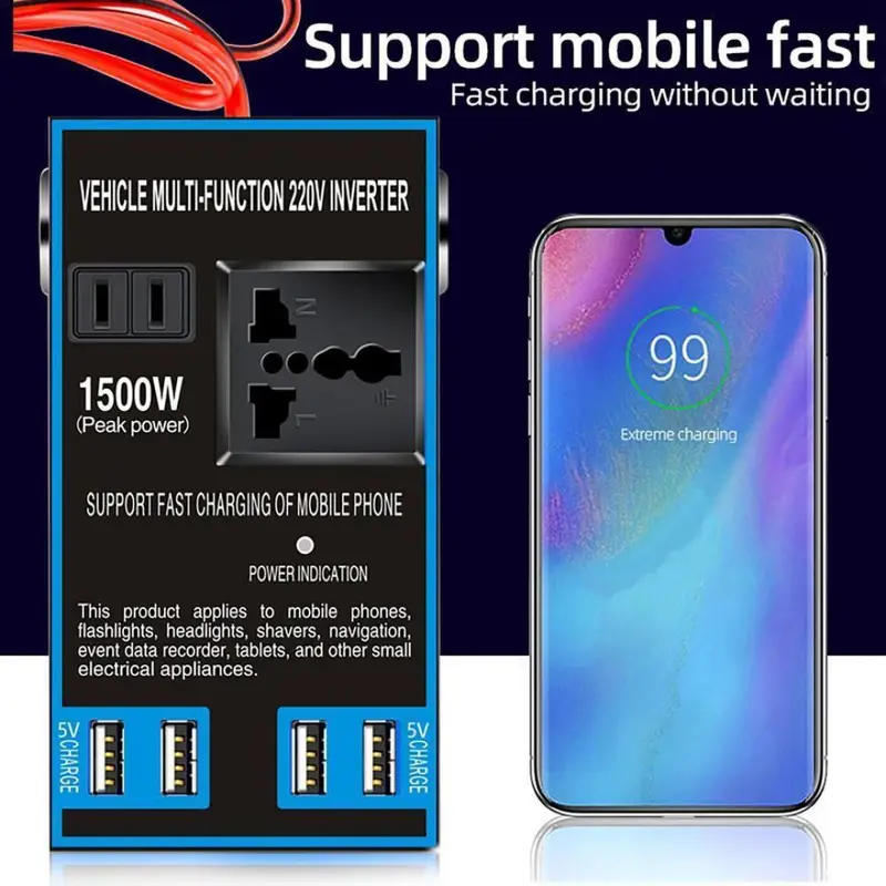 محول الطاقة المتعدد الوظائف المثالي للسيارة