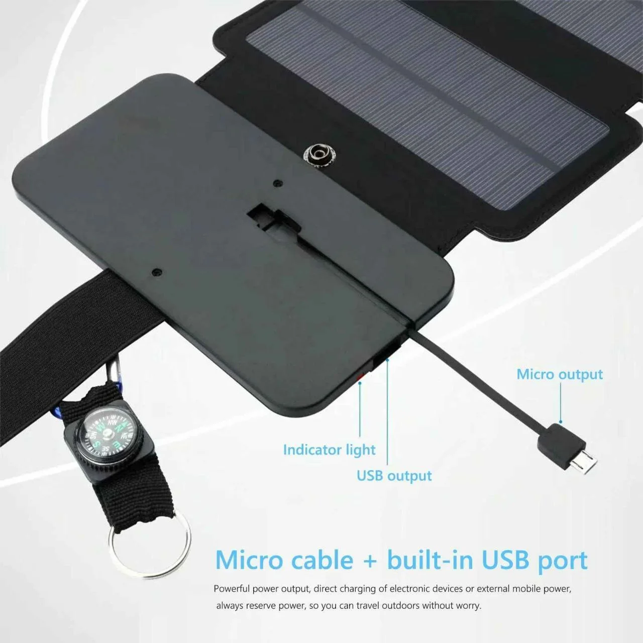 شاحن بالطاقة الشمسية – Solar Panel Charger