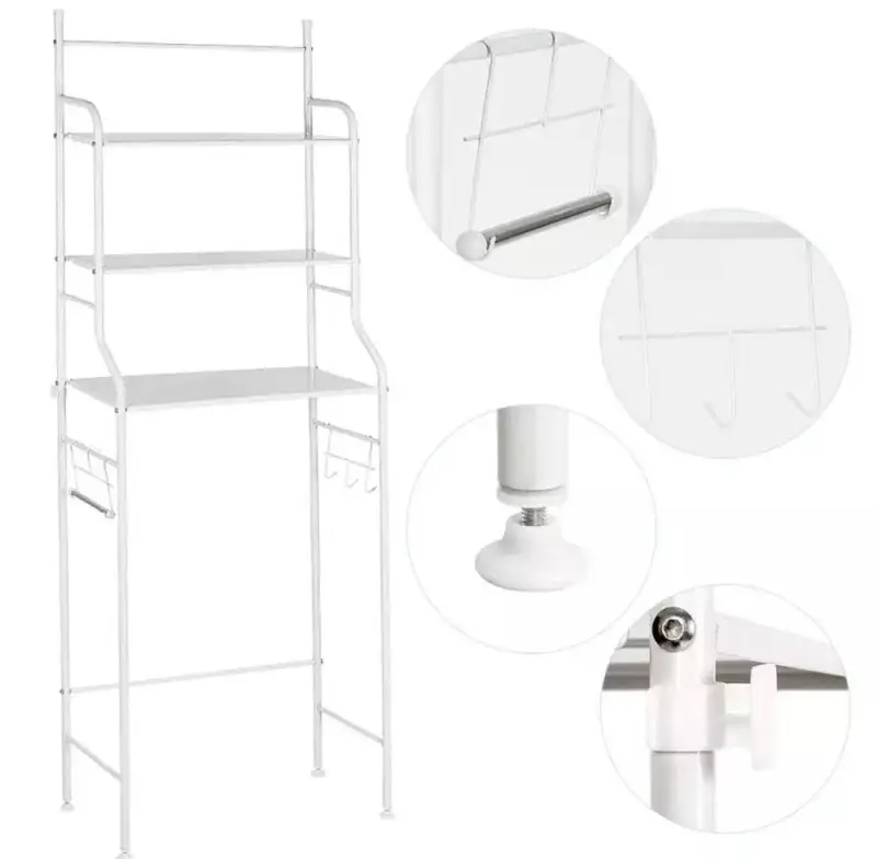 رف موفر للمساحة فوق المرحاض جد عملي ودو جودة ممتازة