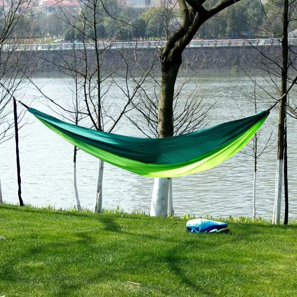 🌴 Camping Hammock Outdoor Portable Relaxation – أرجوحة تخييم خارجية قابلة للحمل للاسترخاء