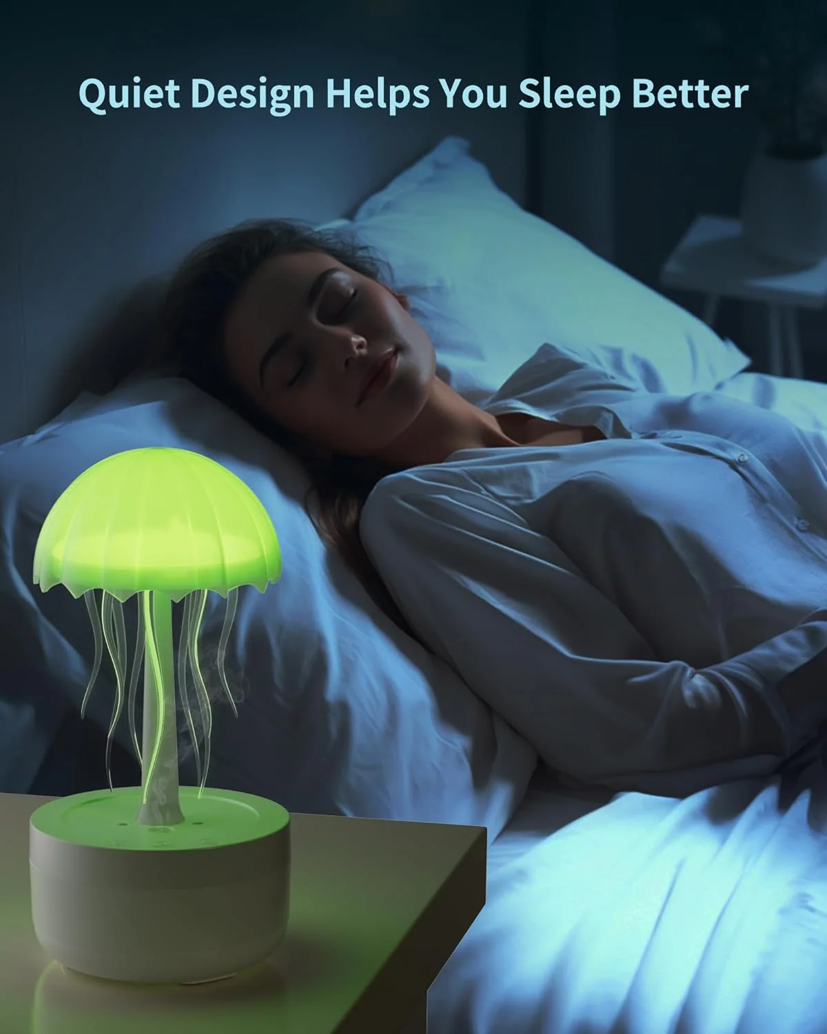 Jellyfish Humidifier - مرطب الهواء بشكل قنديل البحر