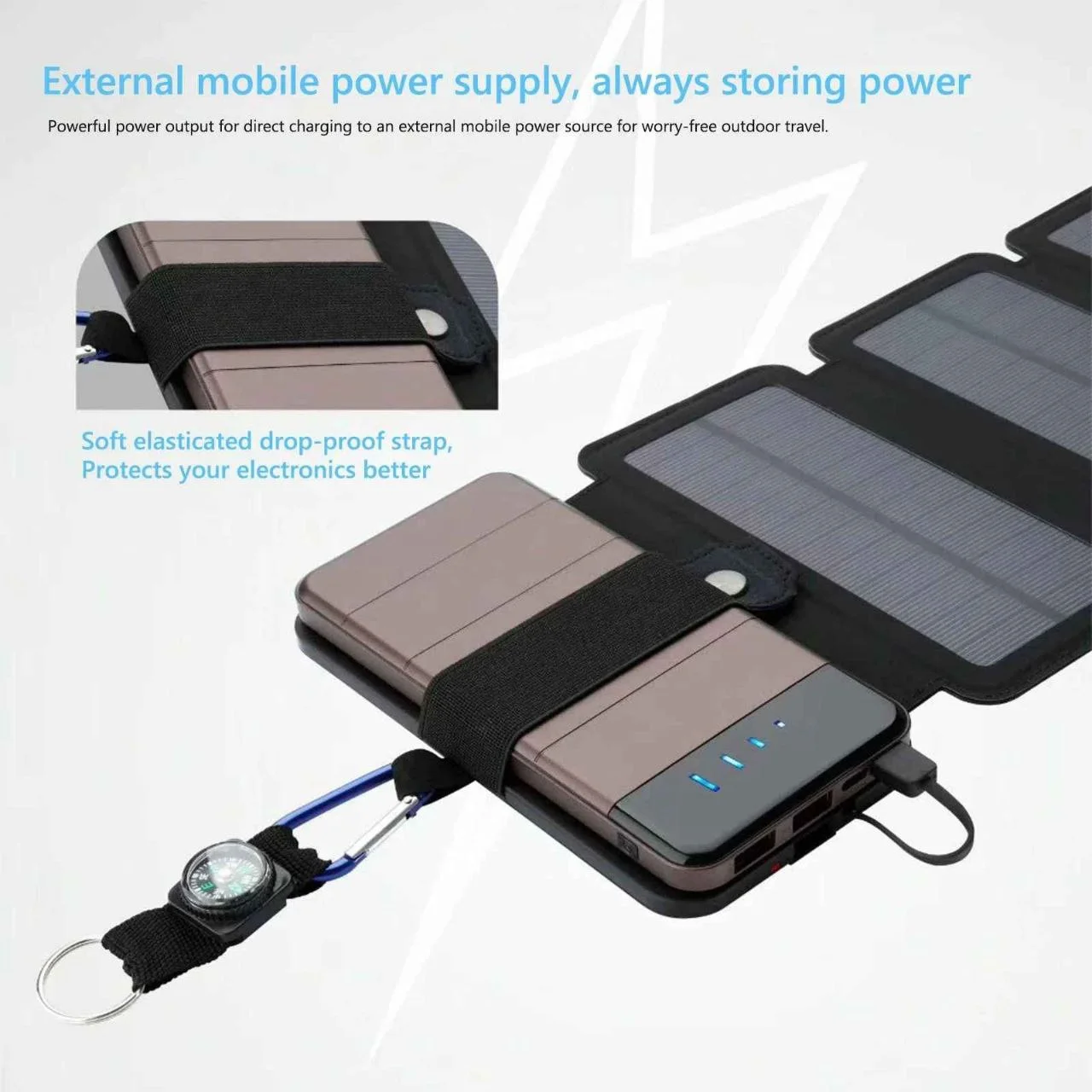 شاحن بالطاقة الشمسية – Solar Panel Charger