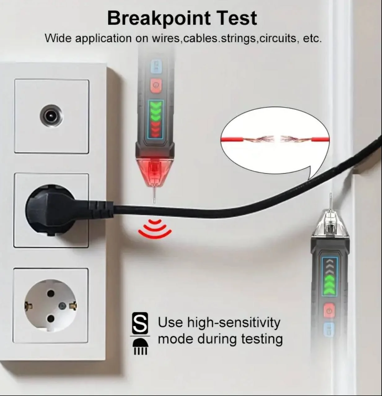 Non-Contact Voltage Tester - جهاز اختبار الجهد بدون تلامس