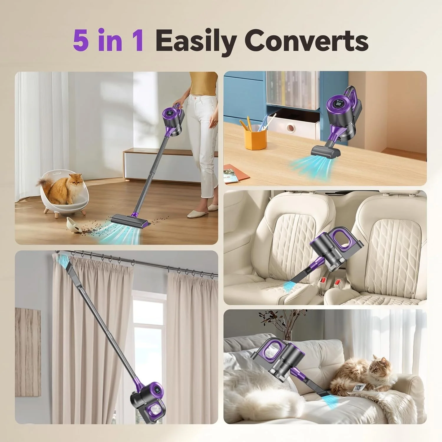 Powerful Corded Stick Vacuum Cleaner – مكنسة كهربائية سلكية قوية