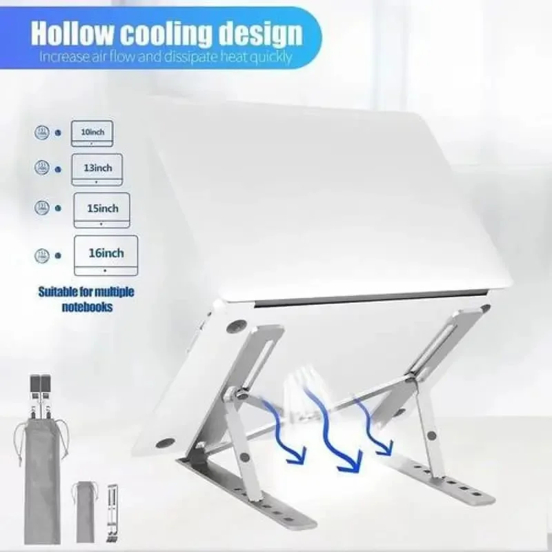 حامل قابل للطي لأجهزة والكمبيوتر المحمول