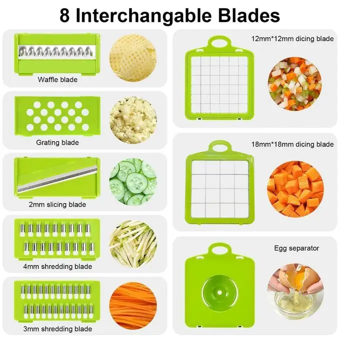 قطاعة خضروات متعددة الوظائف