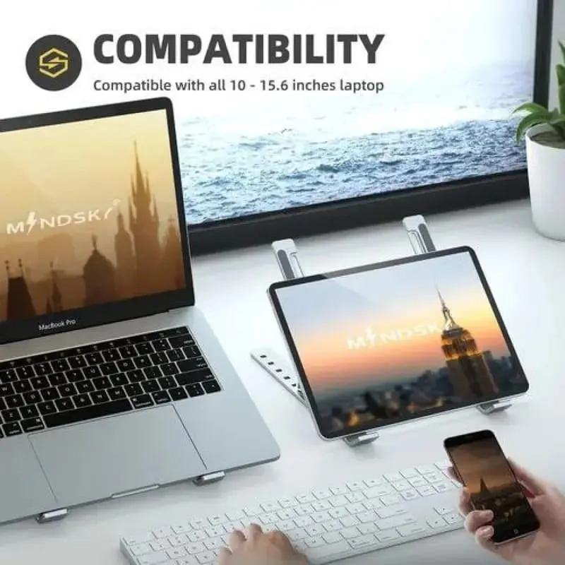 حامل قابل للطي لأجهزة والكمبيوتر المحمول