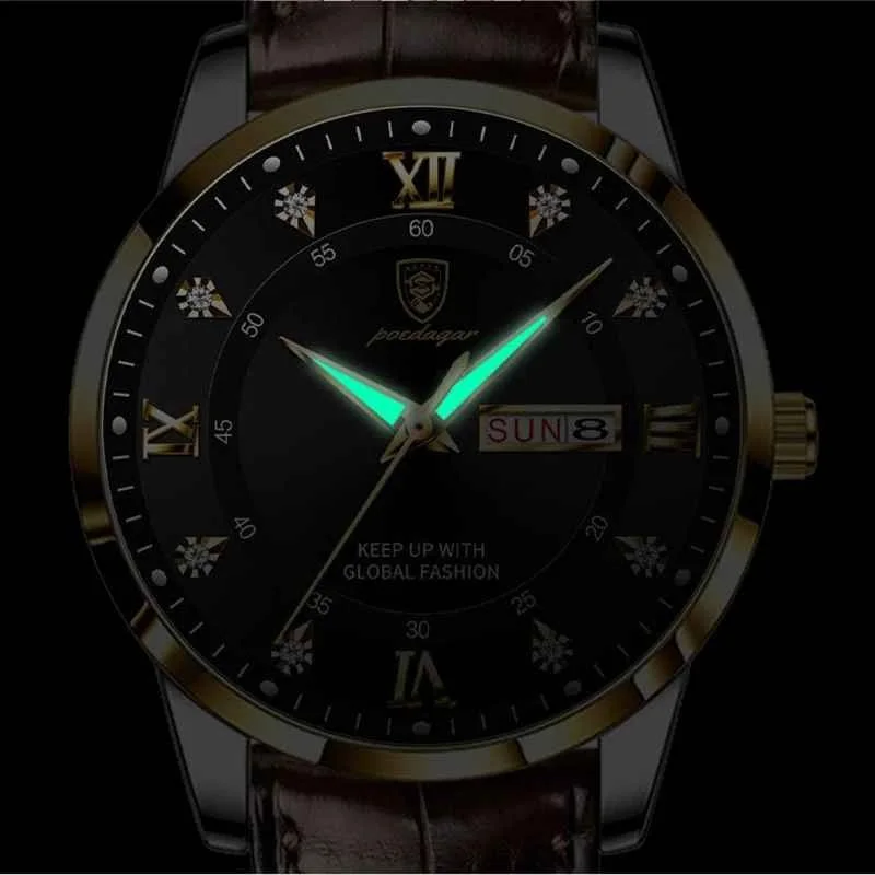 ⌚ Men Watch Fashion Business Luxury Clock – ساعة رجالية فاخرة بتصميم أنيق للأعمال والمناسبات