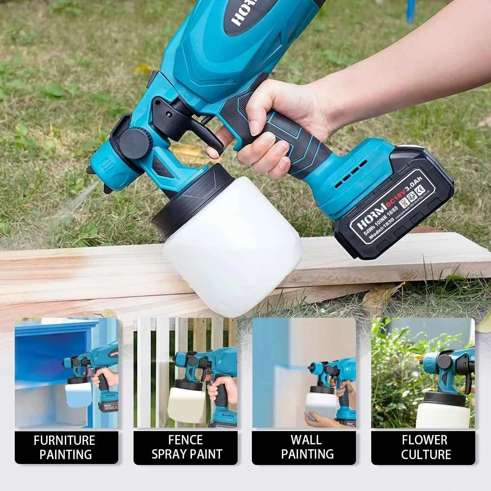 🎨 Makita 18V High Pressure Paint Sprayer – رشاش طلاء عالي الضغط ببطارية 18 فولت من ماكيتا