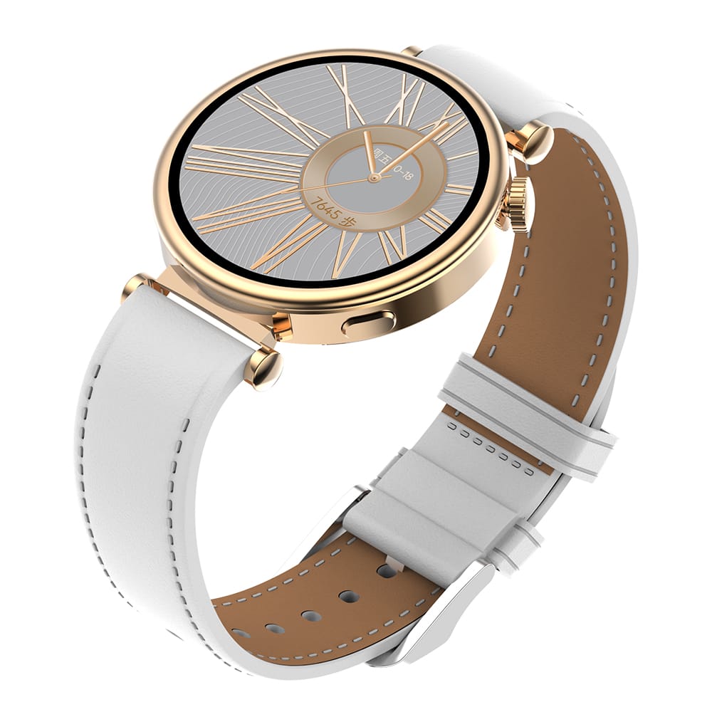 AMOLEDساعة ذكية أنيقة للنساء بشاشة مقاومة للماء