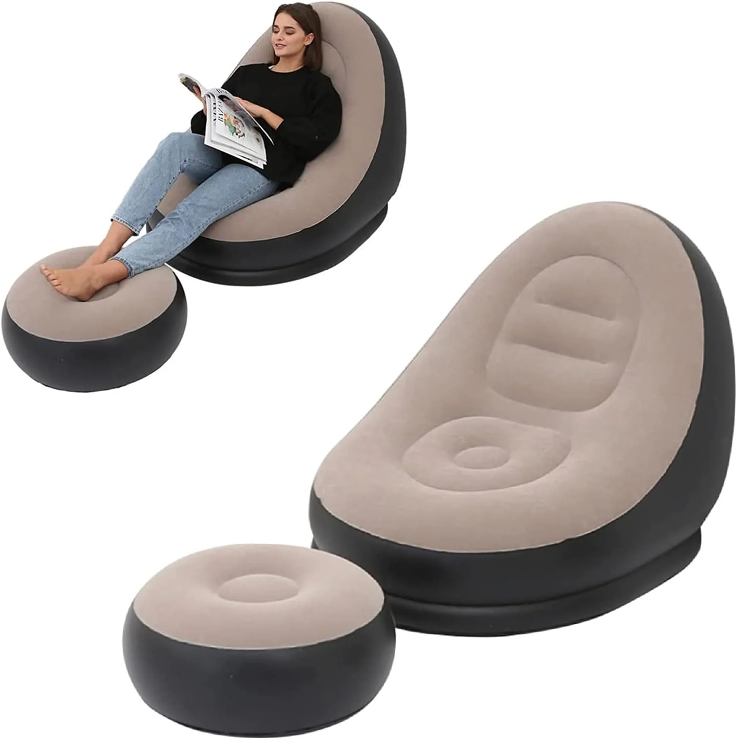 Portable Inflatable Sofa - أريكة قابلة للنفخ محمولة