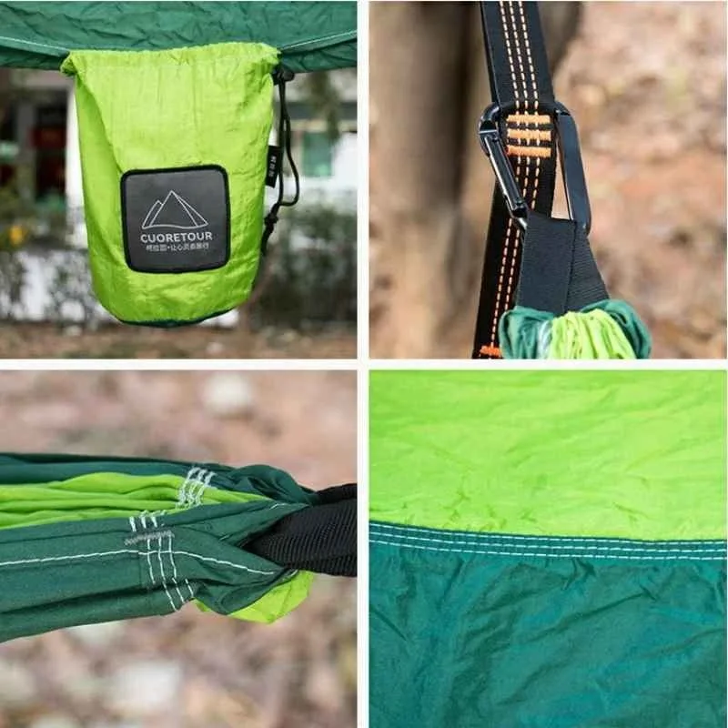 🌴 Camping Hammock Outdoor Portable Relaxation – أرجوحة تخييم خارجية قابلة للحمل للاسترخاء